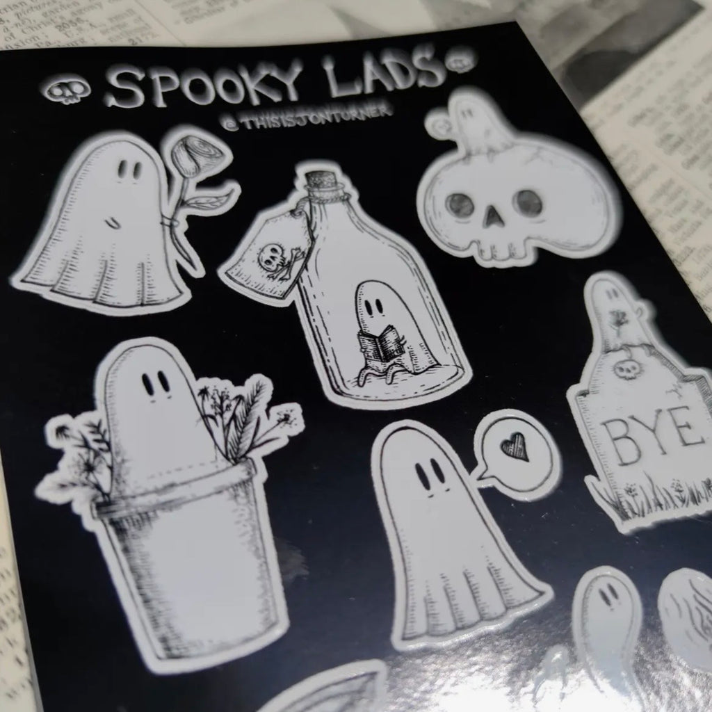 Stickerbogen - Spooky Lads
