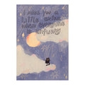 Postkarte - Miss You A Little Extra