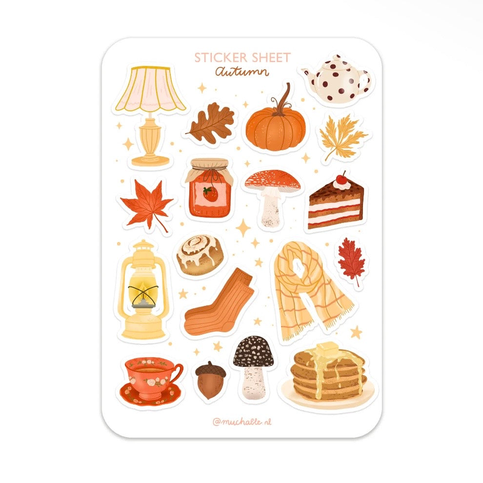 Stickerbogen - Cozy Autumn