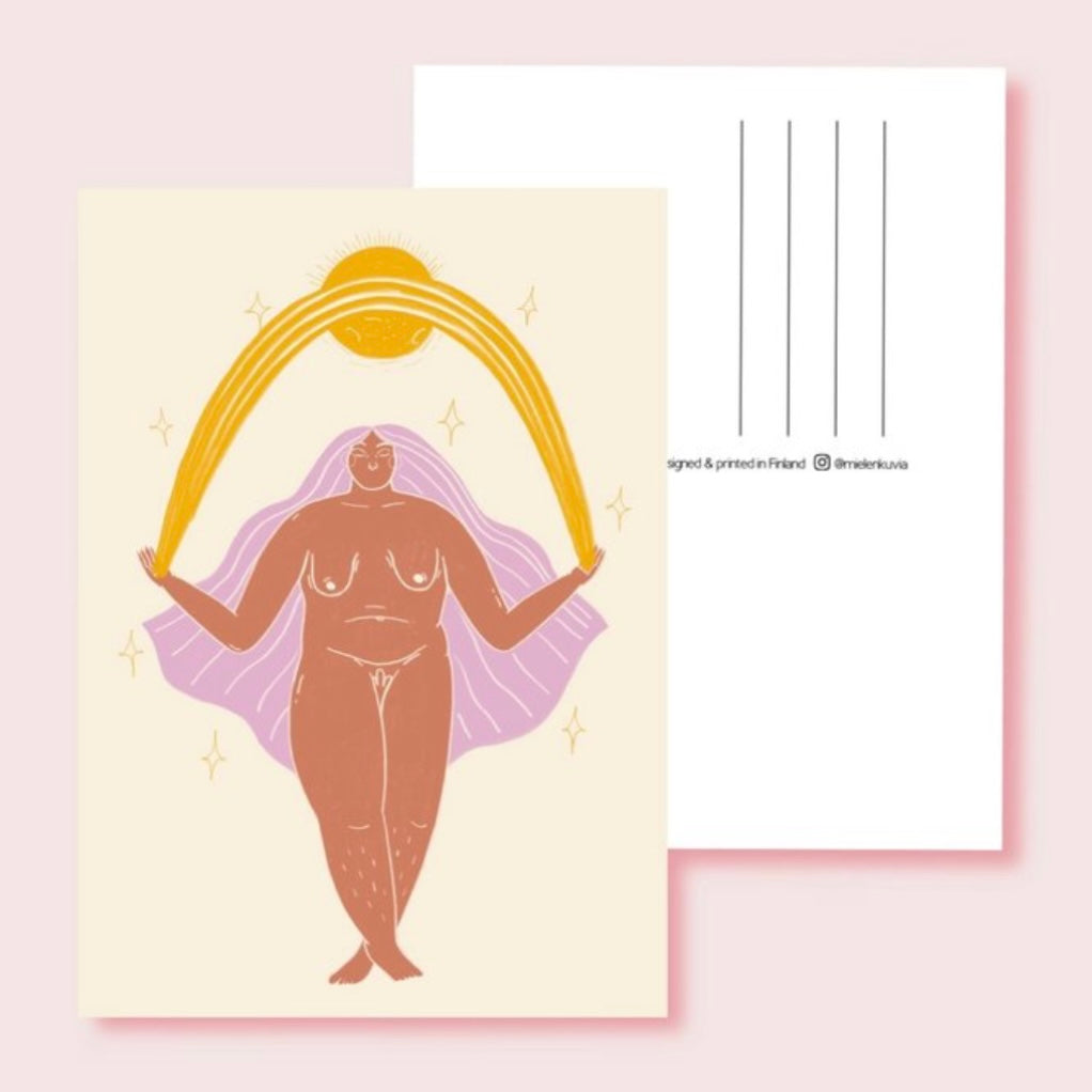 Postkarte - The moon