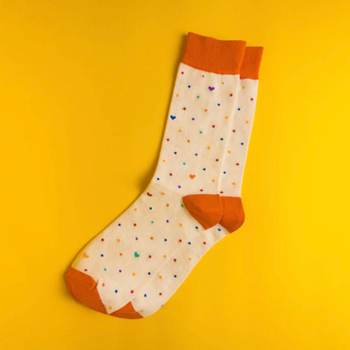 Rainbow Dots Socken