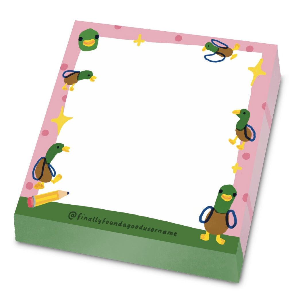 Notizblock - Ente