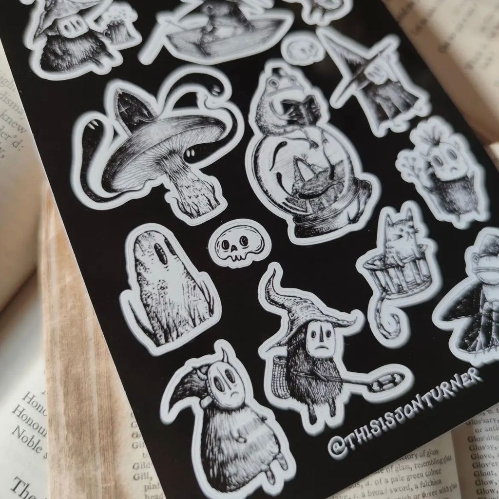 Stickerbogen - Tiny Fragments