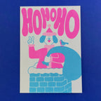 Grußkarte - Ho Ho Ho Chimney