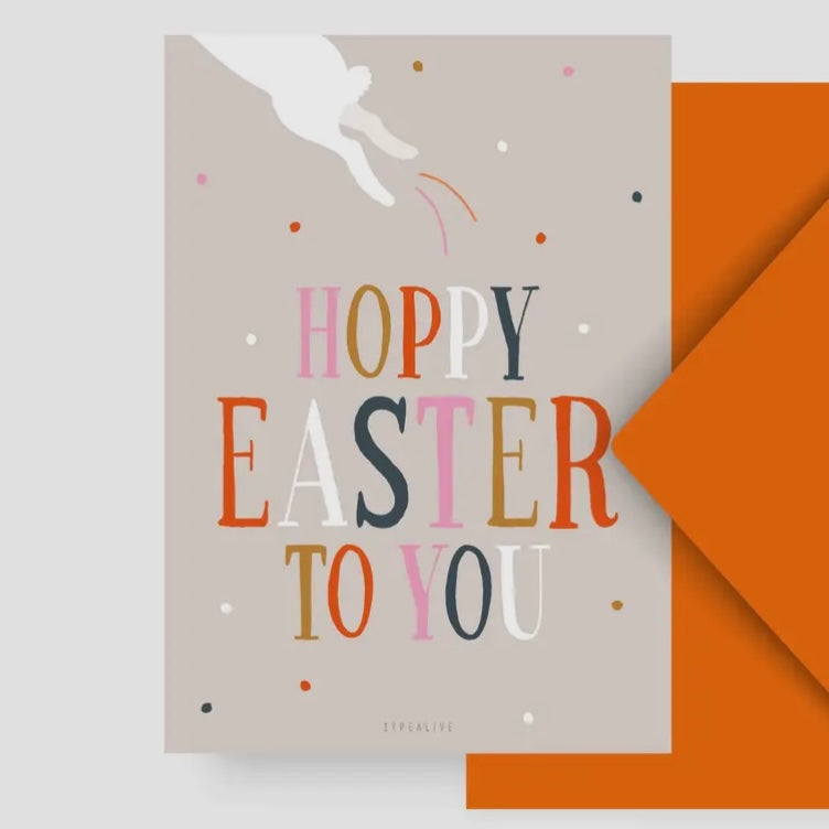 Postkarte - Hoppy Easter To You
