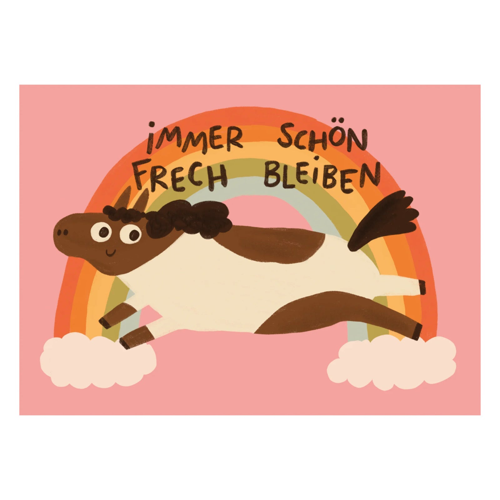 Postkarte - Schön Frech Bleiben
