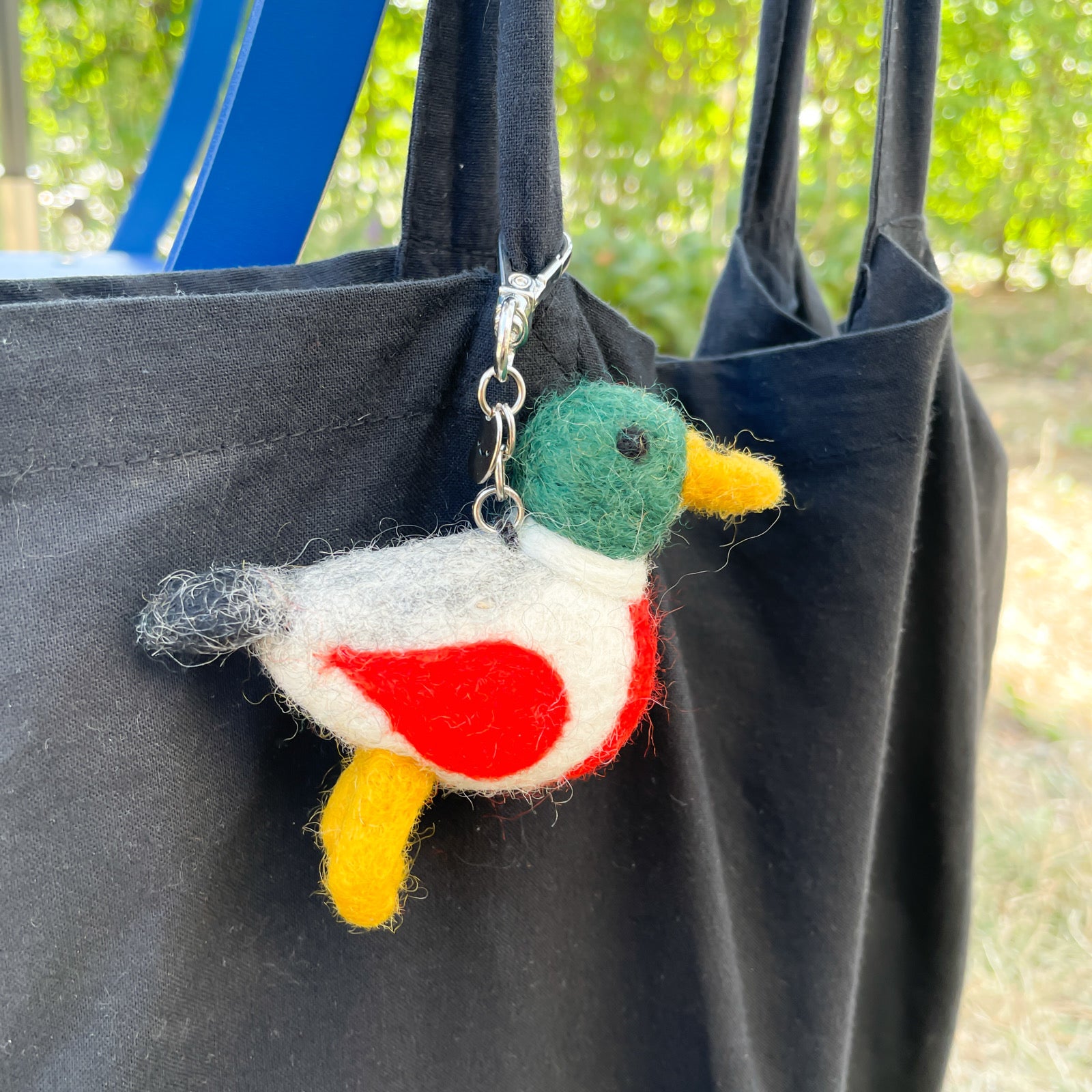 Schlüsselanhänger aus Filz - Ente