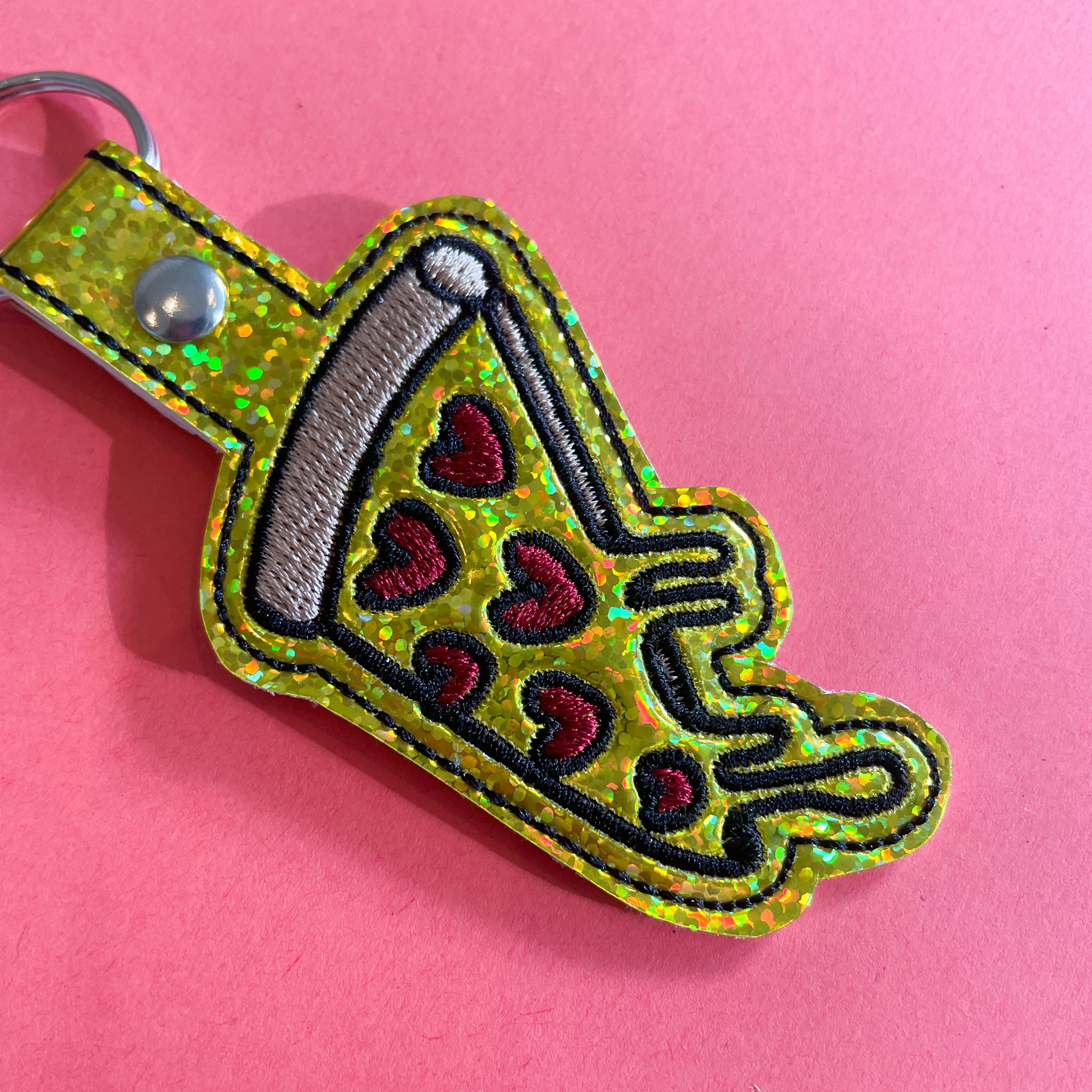 Schlüsselanhänger - Pizza