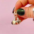 Ohrringe - Aphrodite Sacred Heart (Gold/Silber)