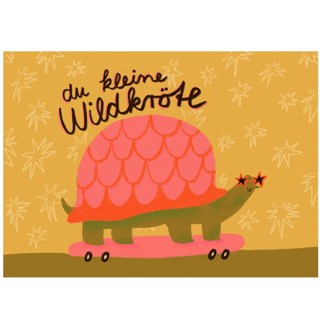 Postkarte - Du kleine Wildkröte