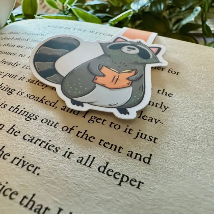 Magnetisches Lesezeichen - Waschbär