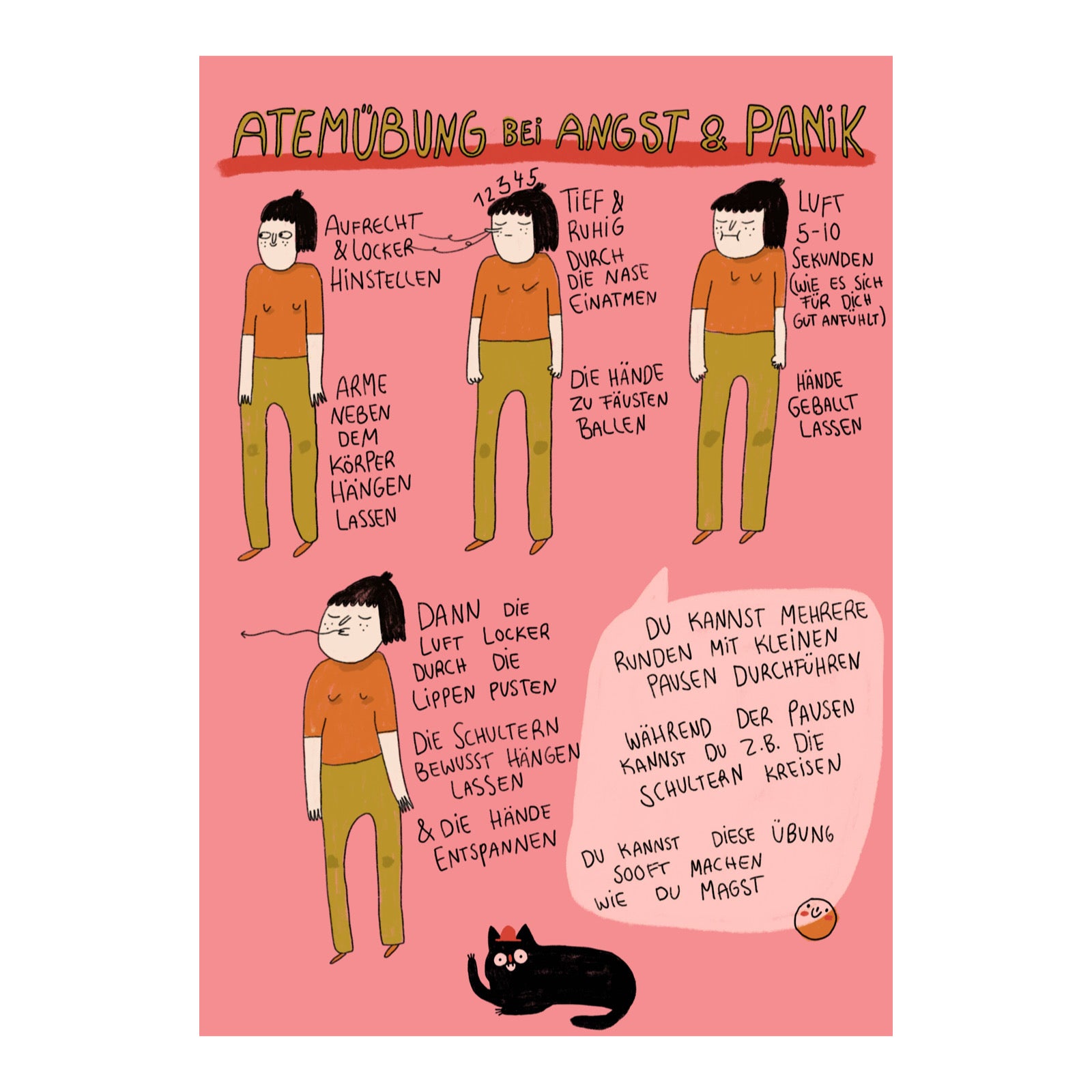 Postkarte - Angst & Panik