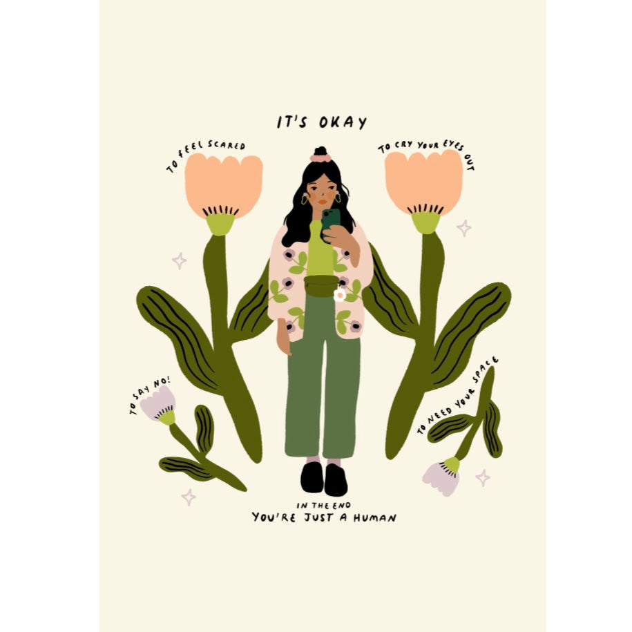 Postkarte - It's Okay