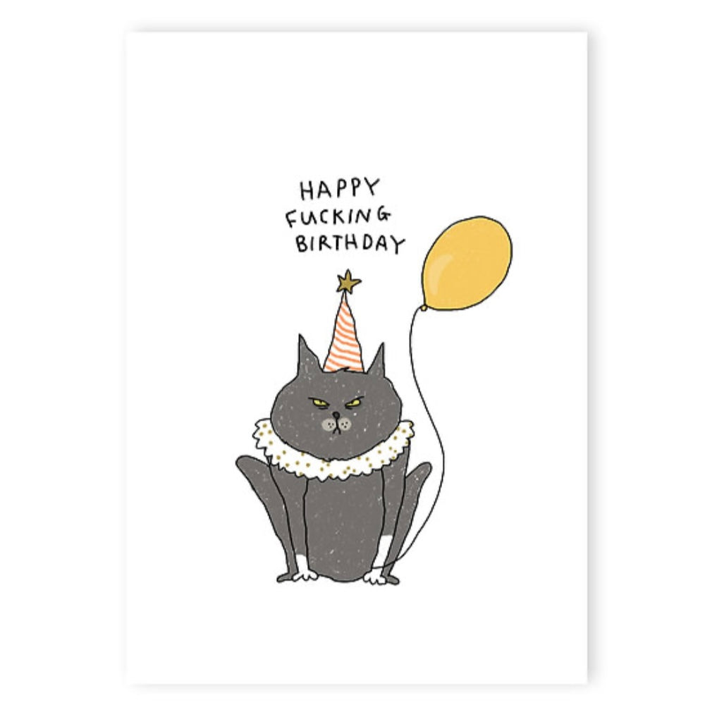 Grußkarte - Happy Fucking Birthday