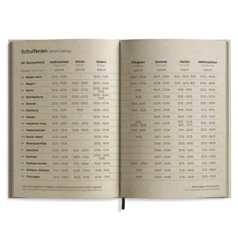 Matabooks 2026 Planer A6