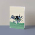 Grußkarte - Vincats Vase of Irises
