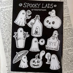 Stickerbogen - Spooky Lads