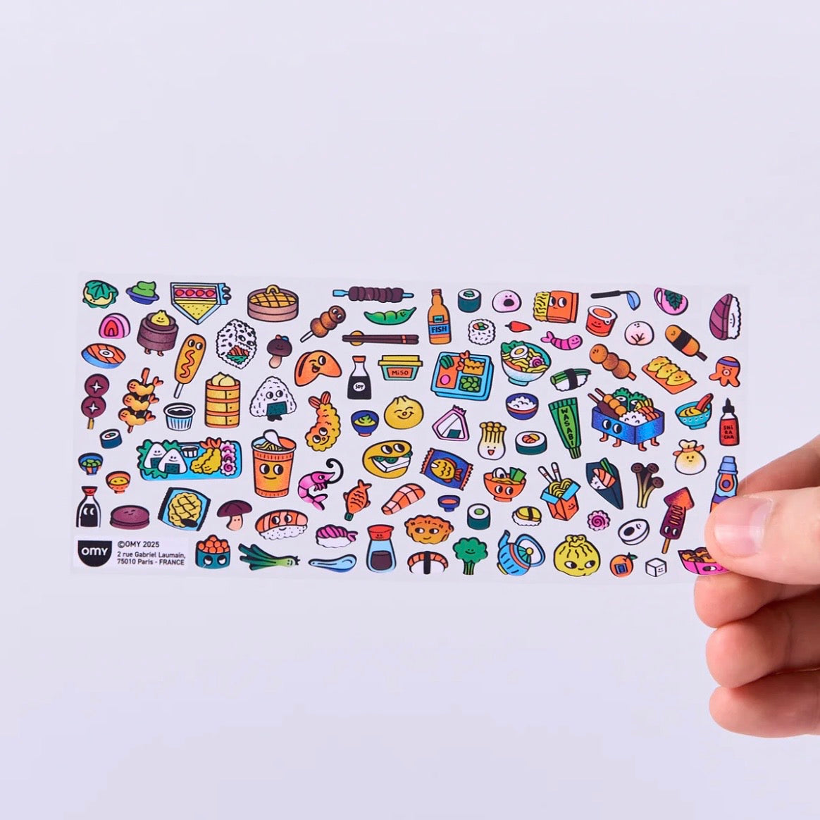 Stickerbogen - Sushi Shop