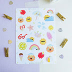 Stickerbogen - Summer Party