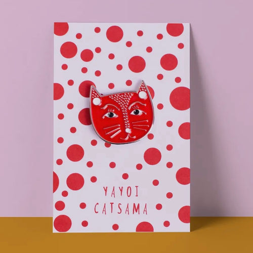 Yayoi Catsama Katzen Pin