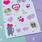 Stickerbogen - Love Cats