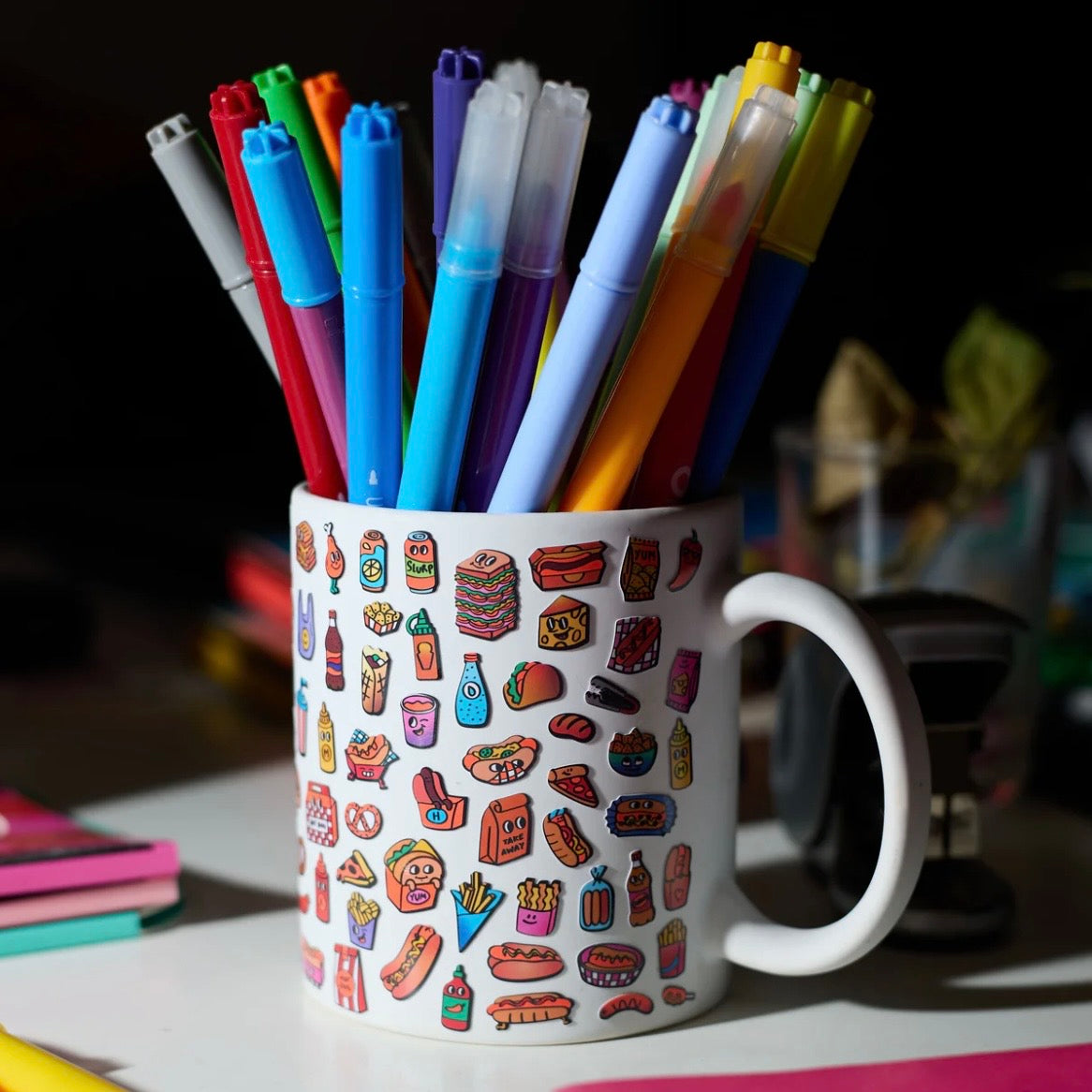 Stickerbogen - Hot Dog Shop