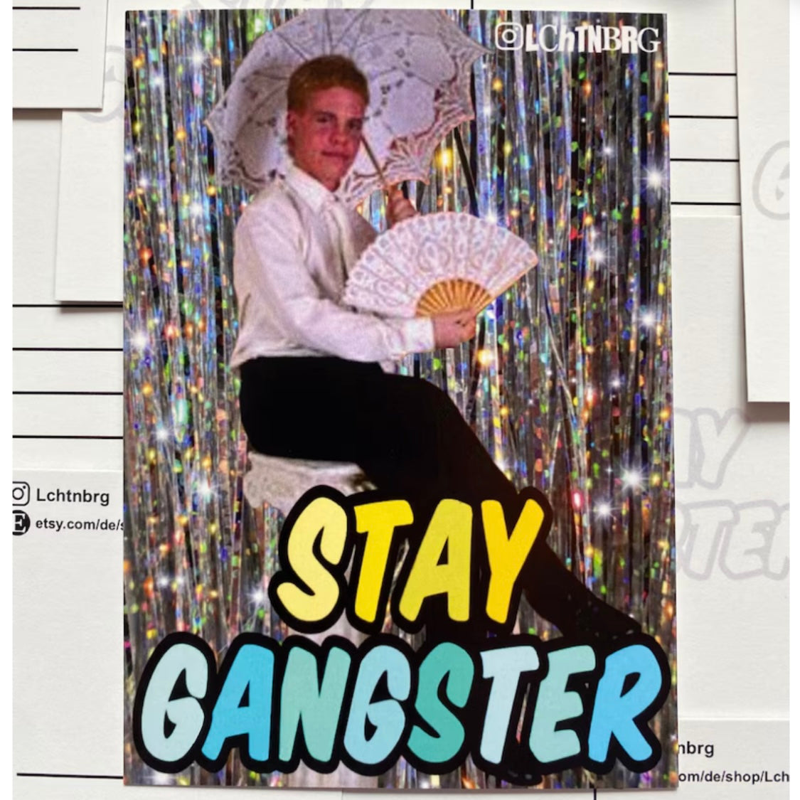 Postkarte - Stay Gangster