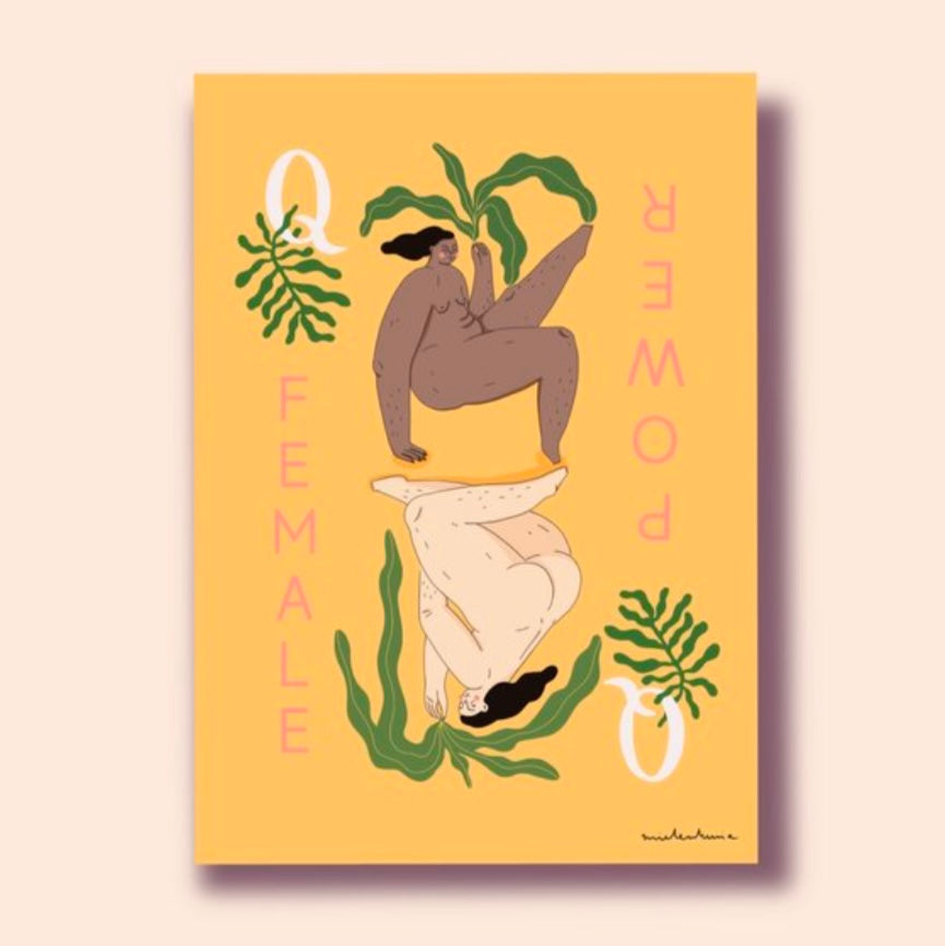 Postkarte - Female Power