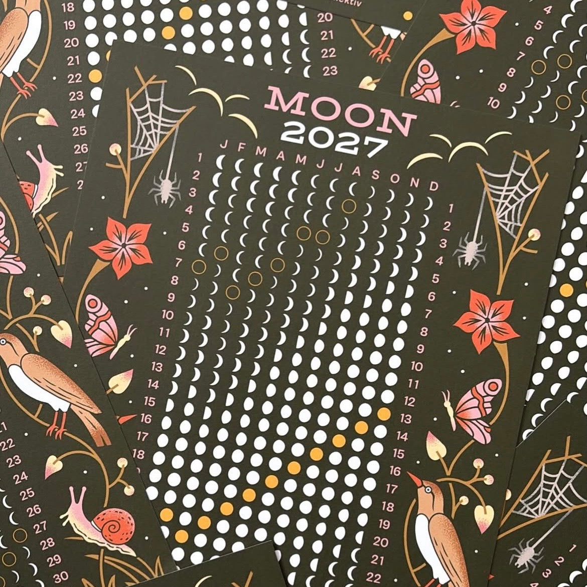 A4 Print - Mondkalender 2027