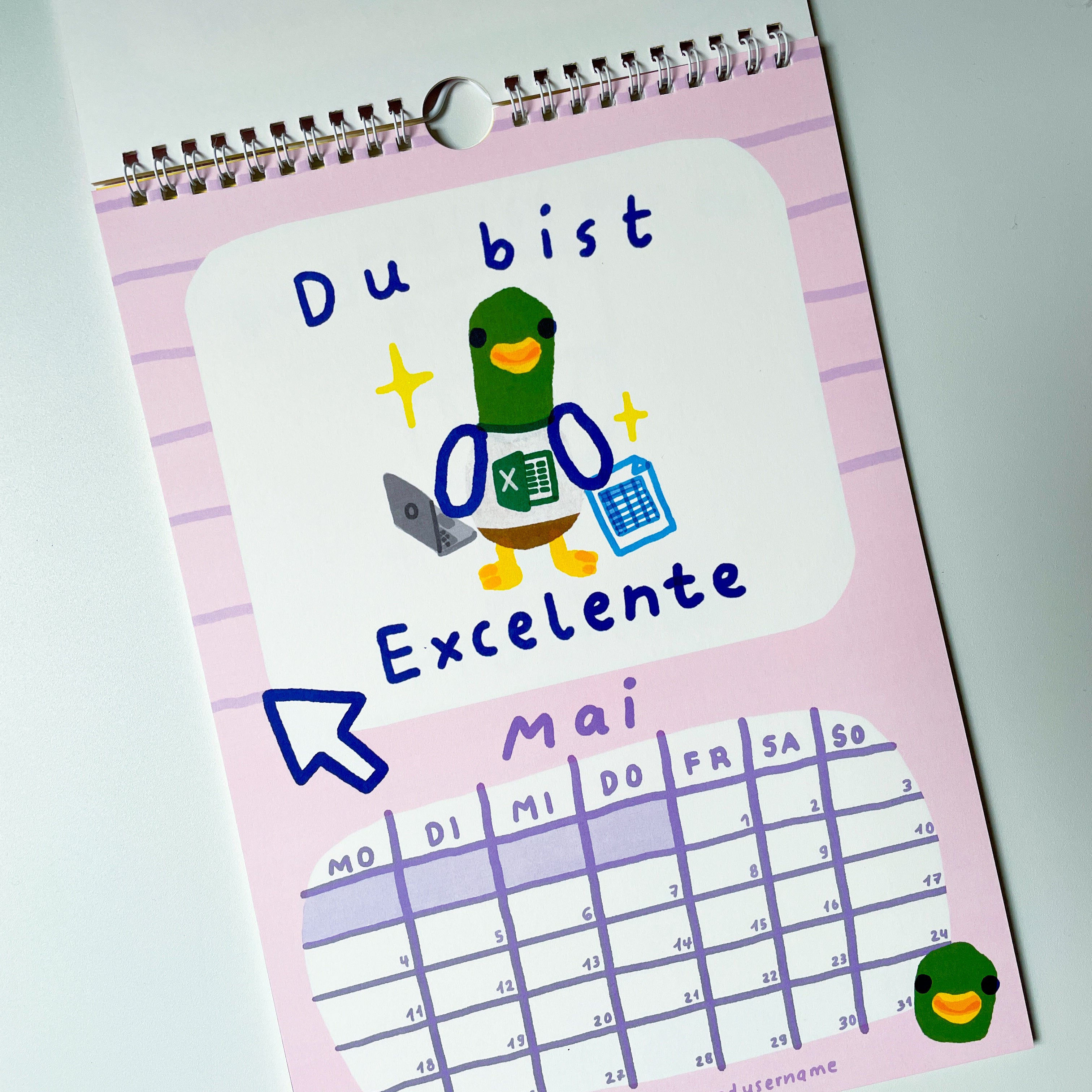 2026 Kalenter - Die schönsten KomplimEnte