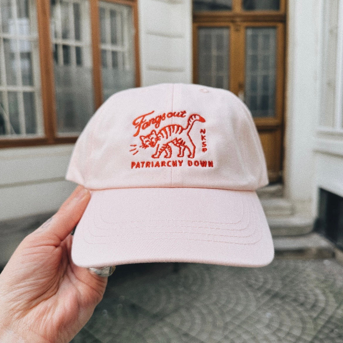 Baseball Cap - Fangs Out Patriarchy Down