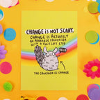 Postkarte - Chinchilla of Change