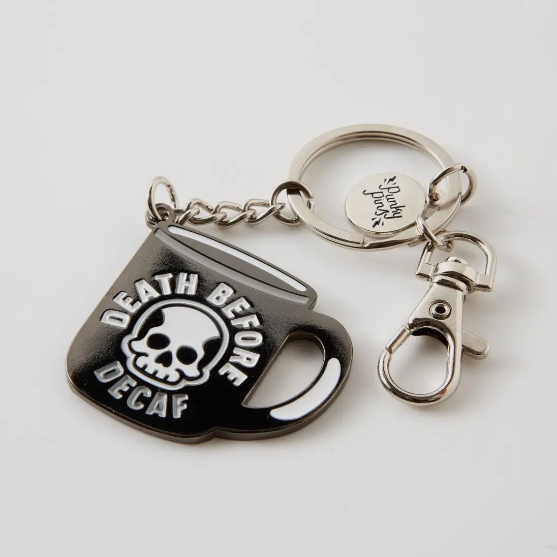Schlüsselanhänger - Death Before Decaf