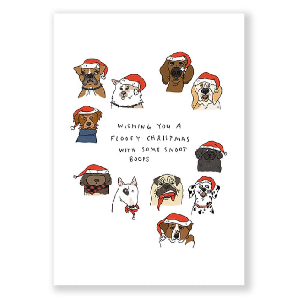 Grußkarte - Floofy Christmas