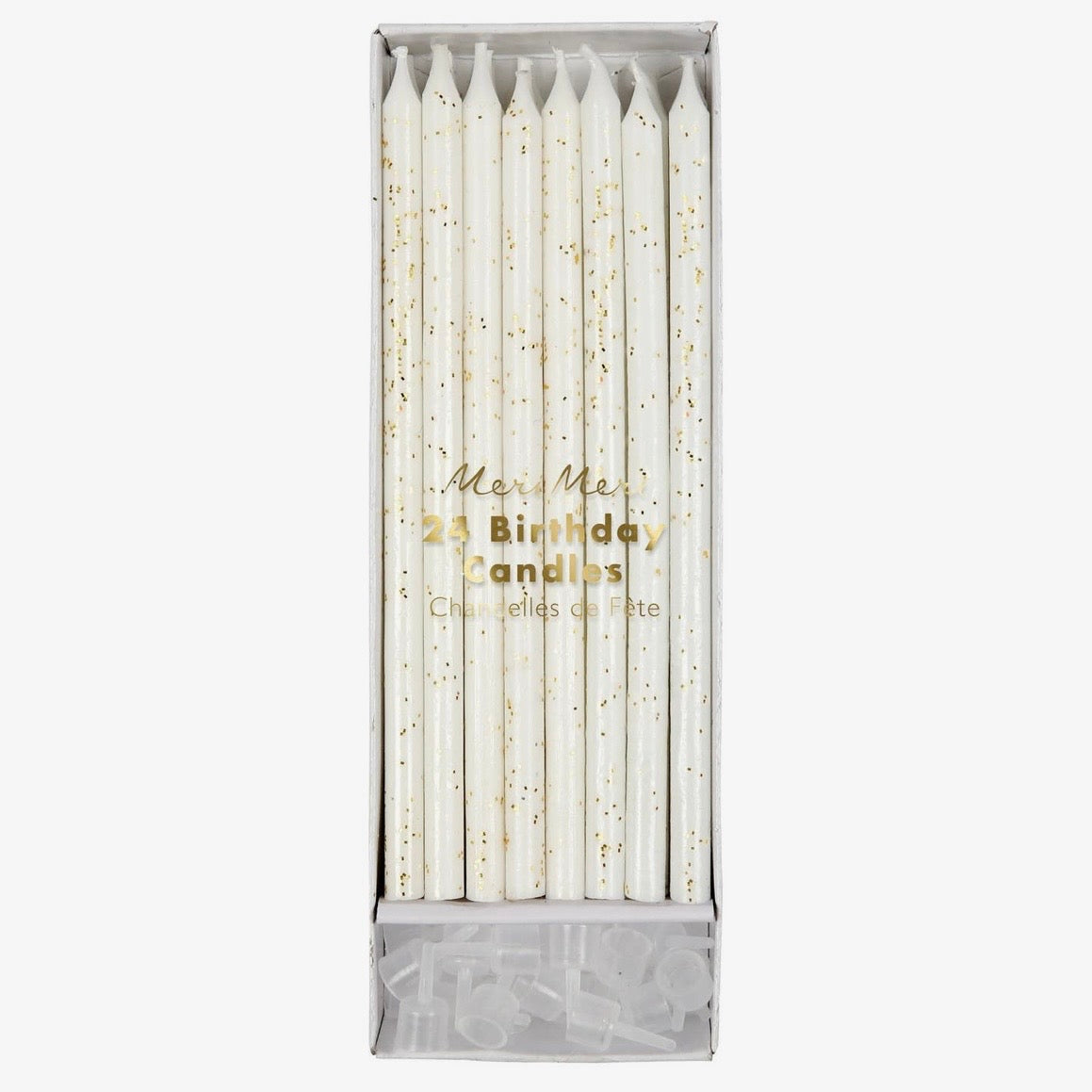 Kuchenkerzen - Gold Glitzer