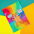 Postkarte - Grateful but WTF