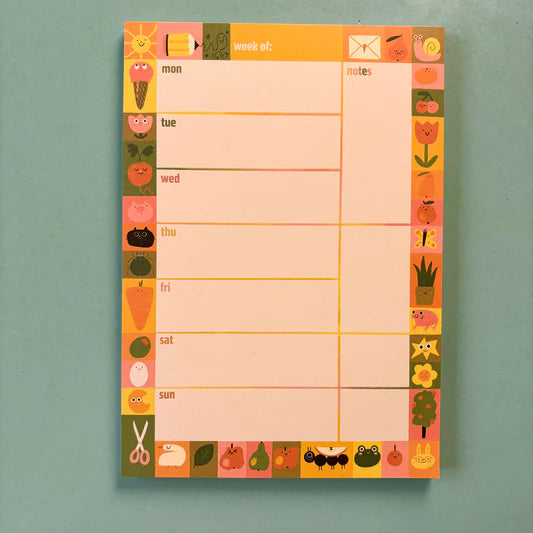 Notizblock - Wochenplaner Quilt