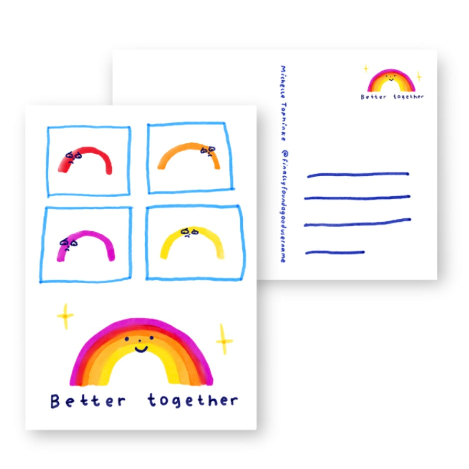 Postkarte - Better Together