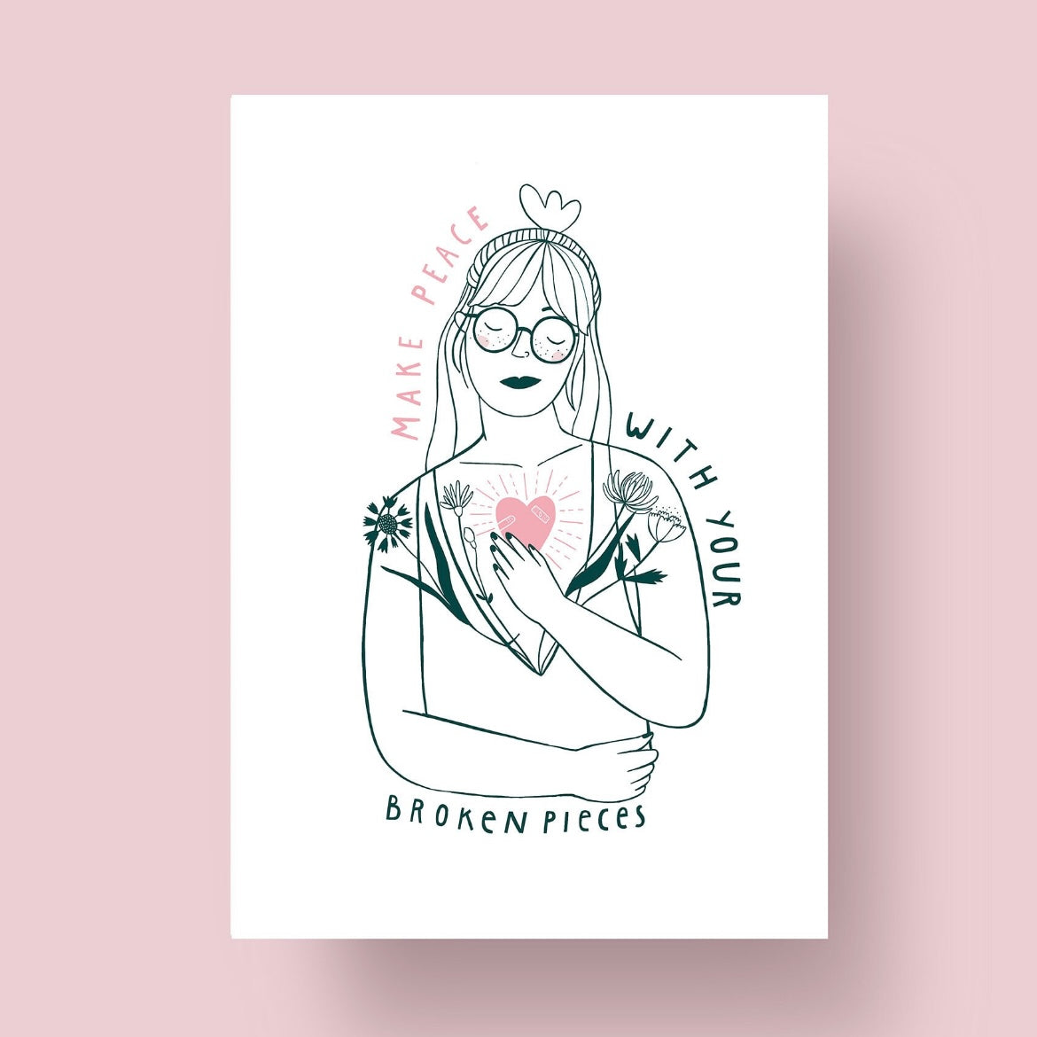 Postkarte - Make Peace