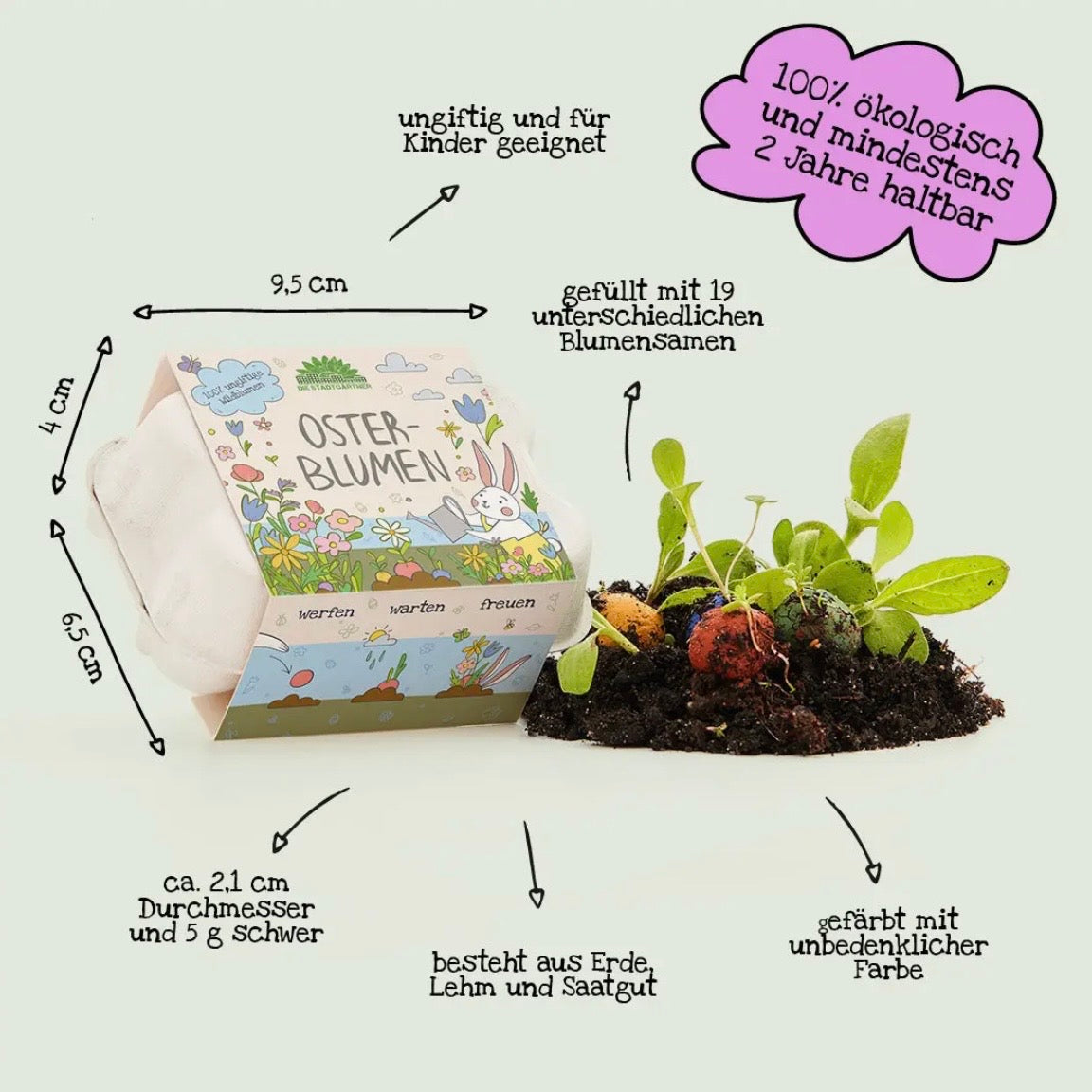 Blumenmurmeln - Osterblumen