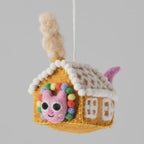 Anhänger aus Filz - Lebkuchenhaus-Katze