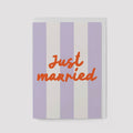 Grußkarte - Just Married