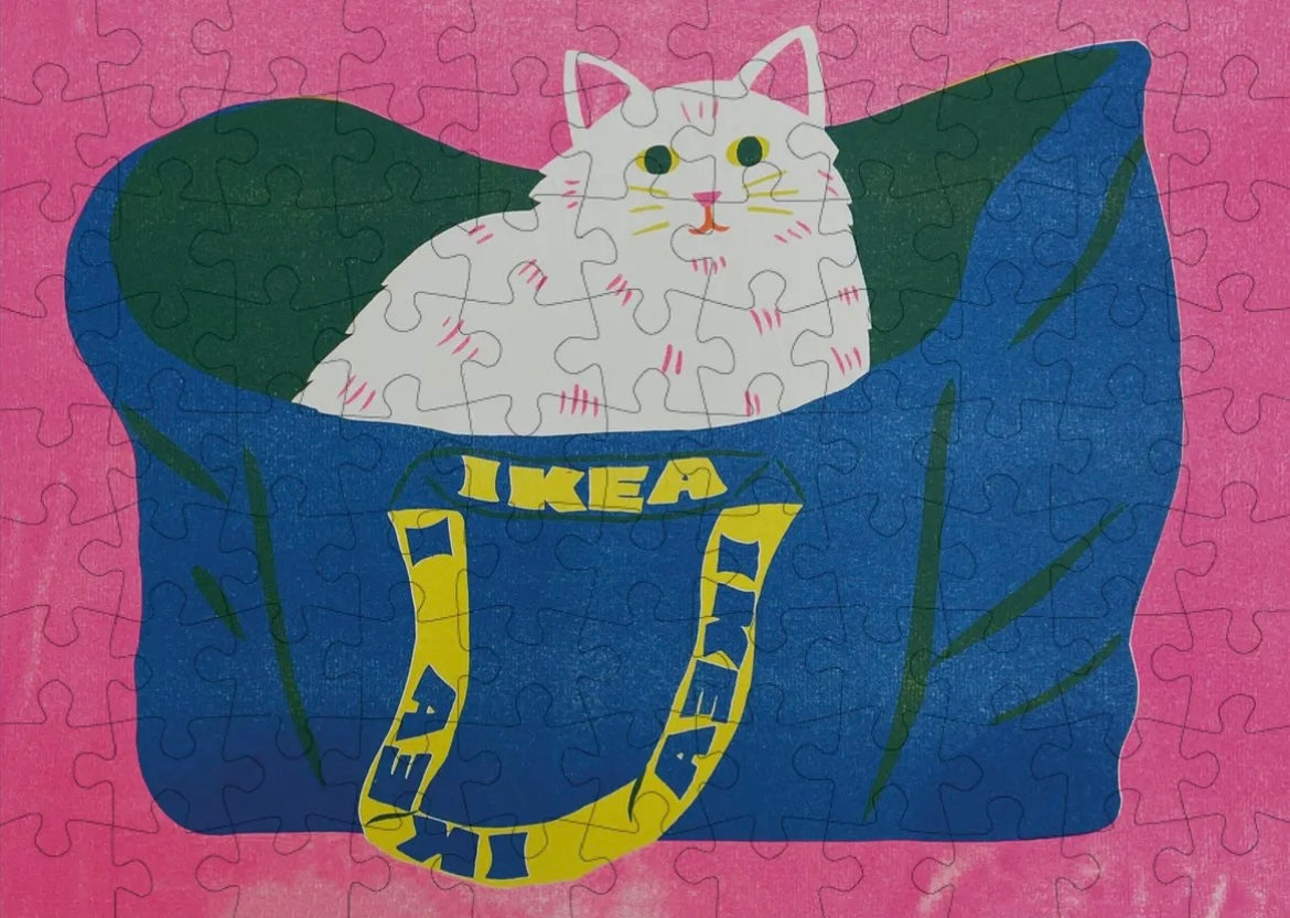 Mini Puzzle - Cat in a Bag