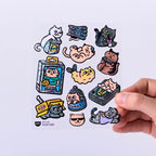 Stickerbogen - Big Kitty