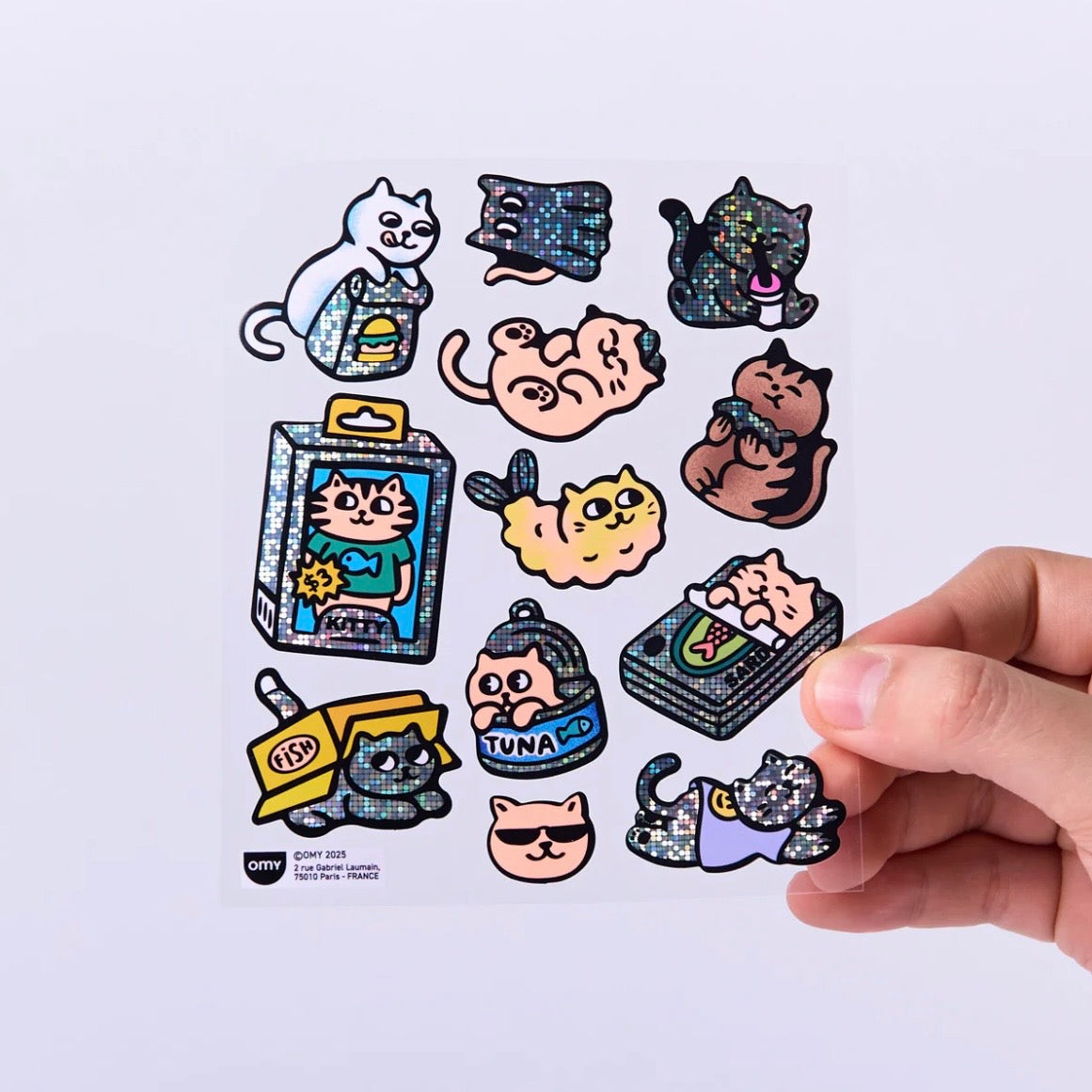 Stickerbogen - Big Kitty