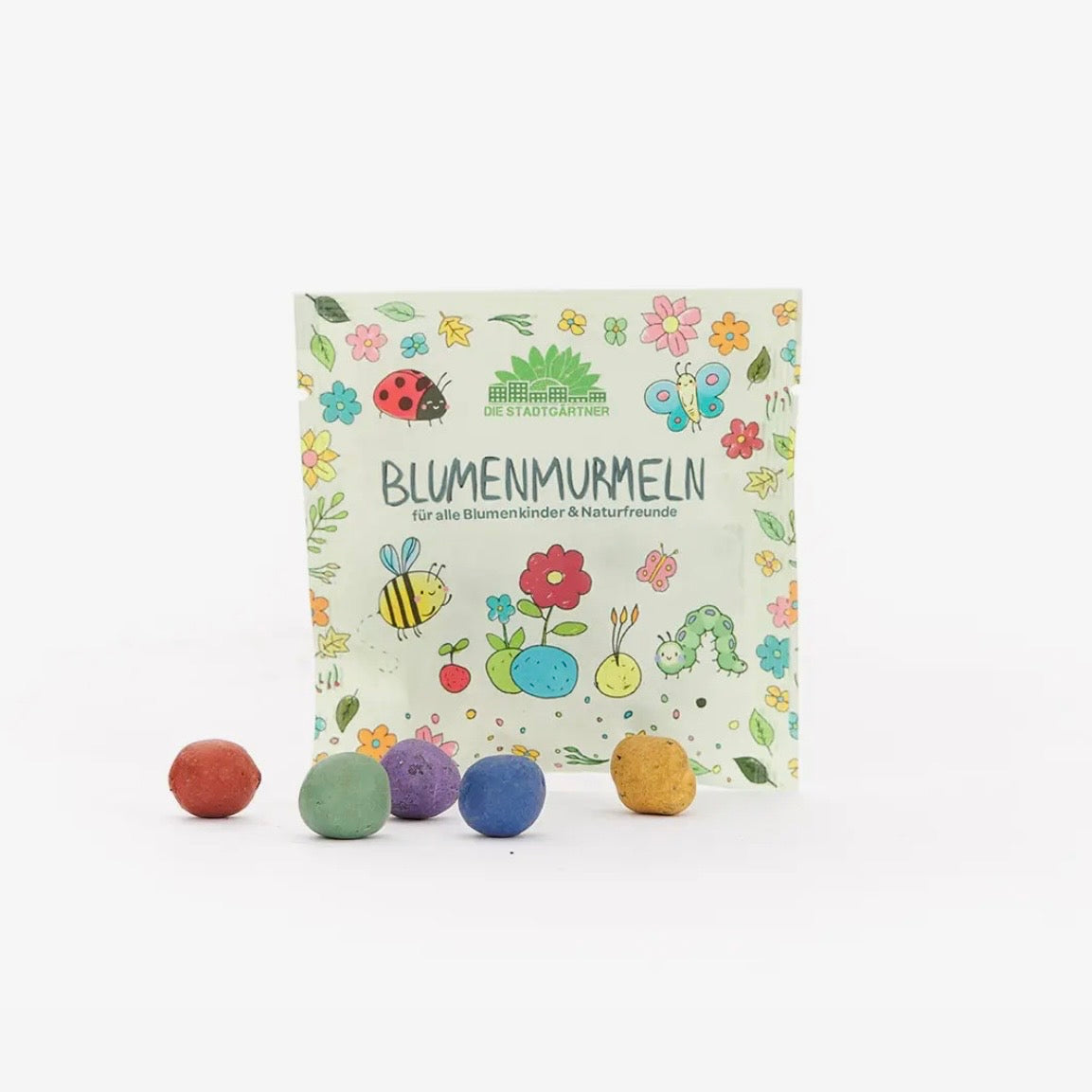 Blumenmurmeln - 5er Tüte