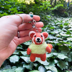 Schlüsselanhänger aus Filz - Roter Panda