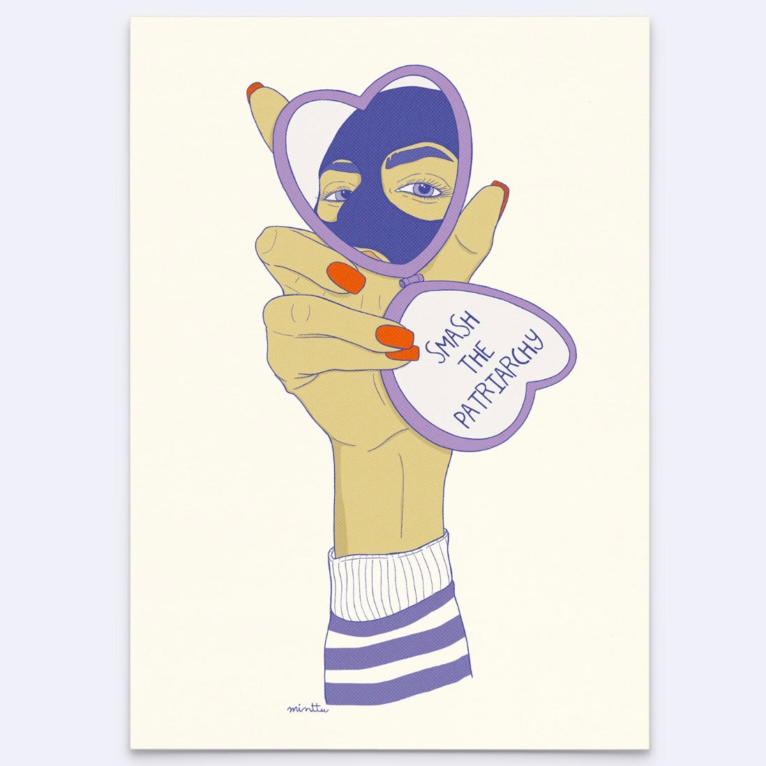 Postkarte - Smash The Patriarchy