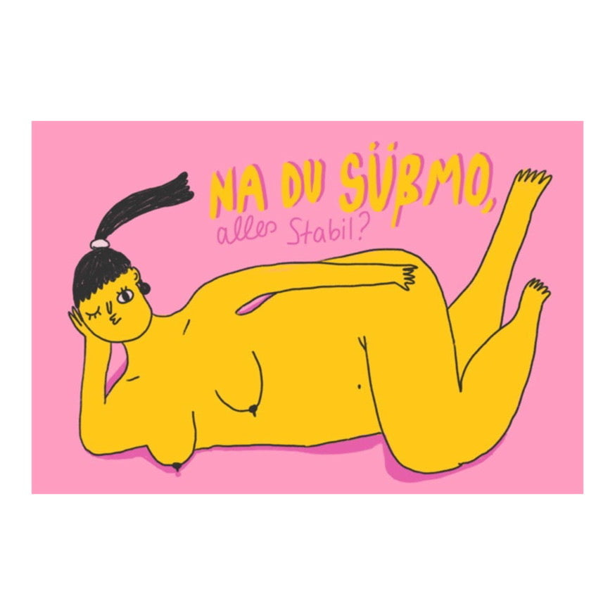 Postkarte - Na du Süßmo