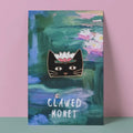 Clawed Monet Katzen Pin